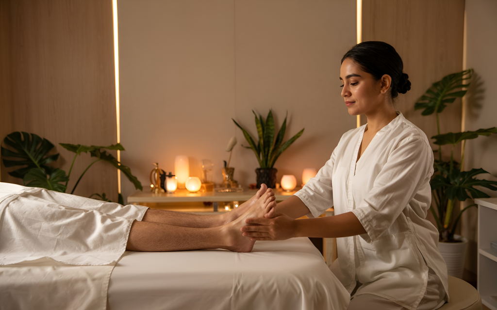 Foot Massage in DHA Massage